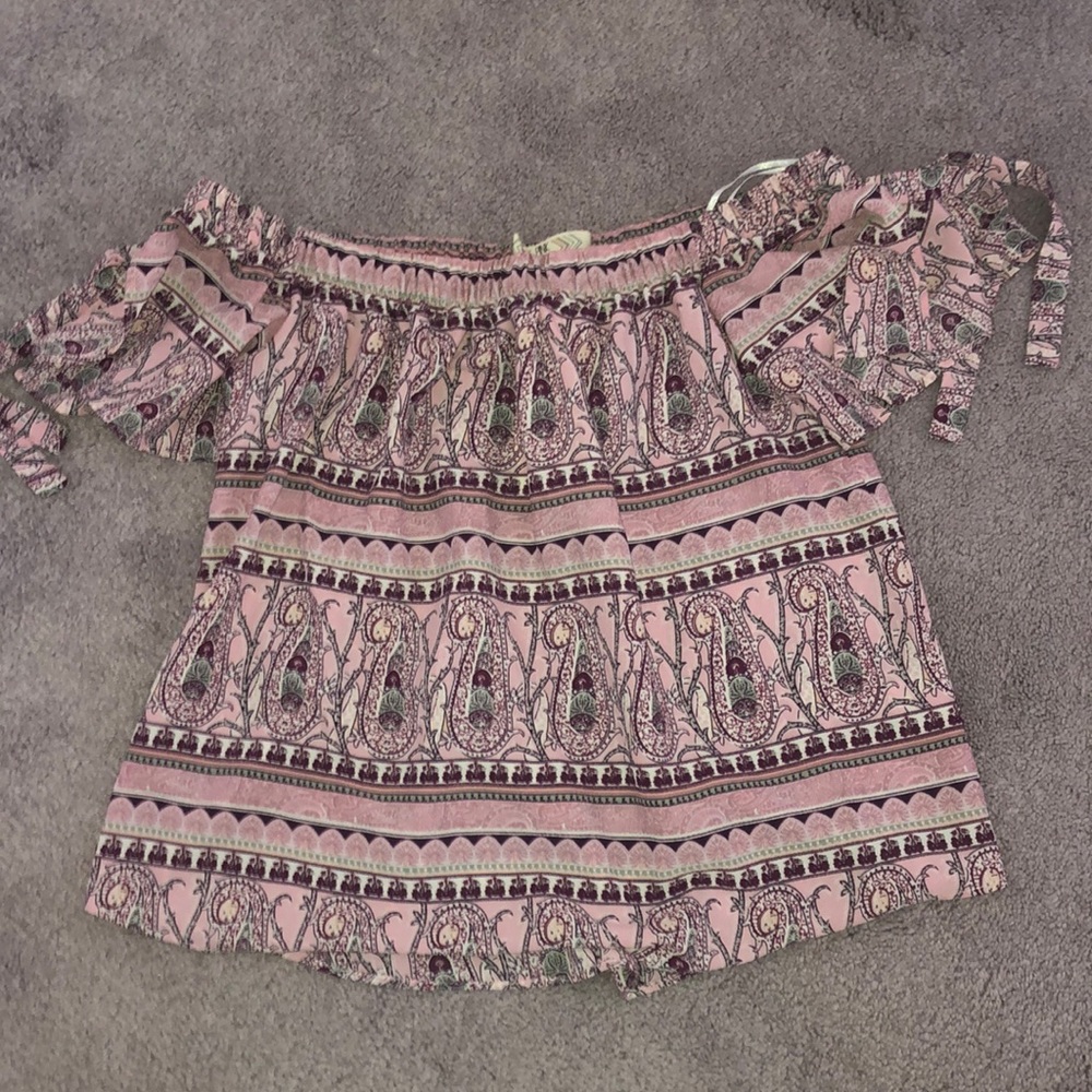 Off the shoulder blouse